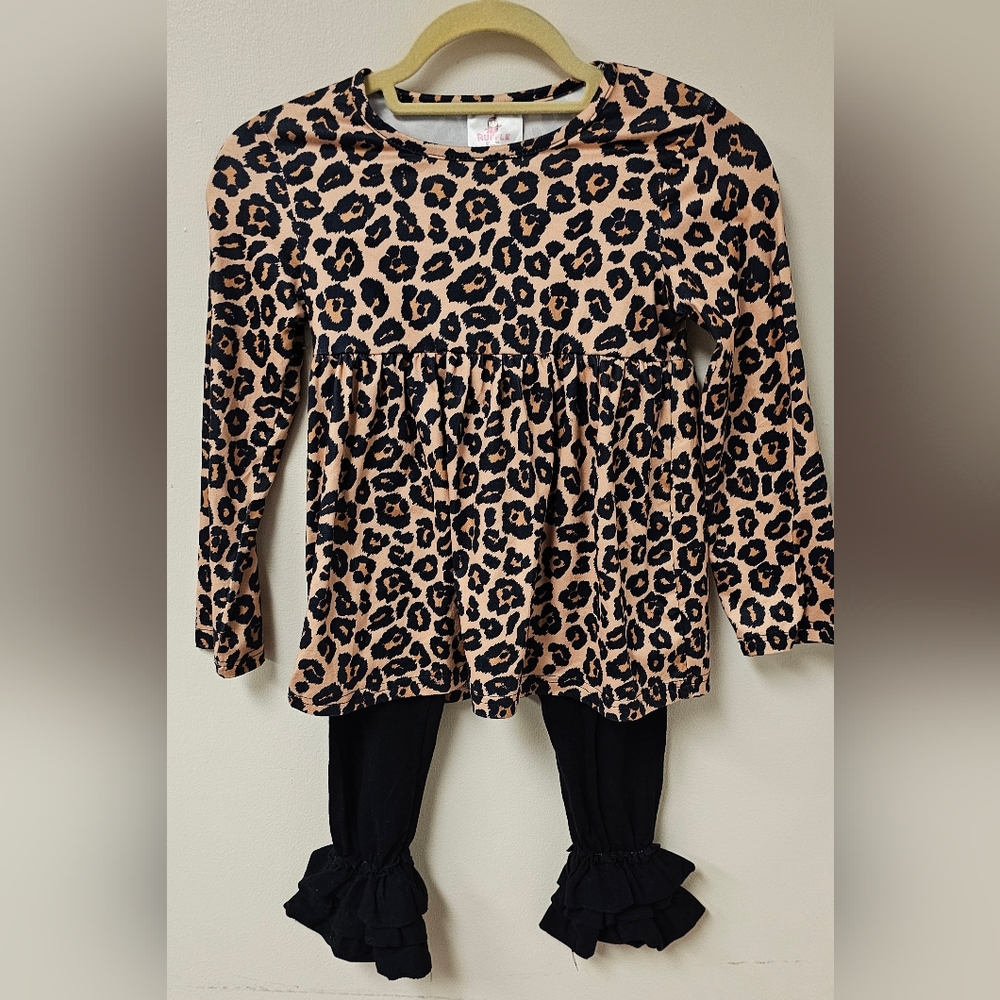 Leopard Print Kids Matching Set